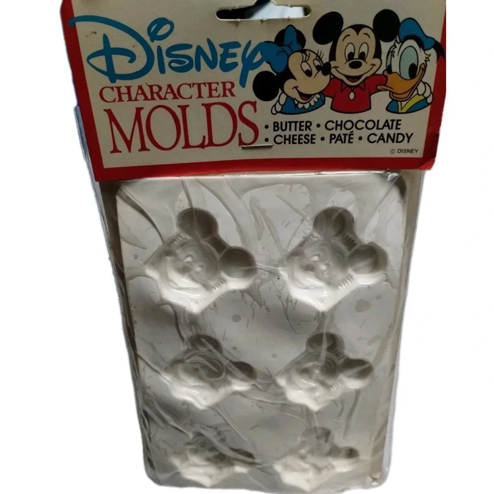 NEW Vintage Disney Mickey Mouse Molds‎ Chocolate Butter Cheese Pate Candy NIB